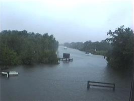 The view across Ranworth Broad from the visitor centre